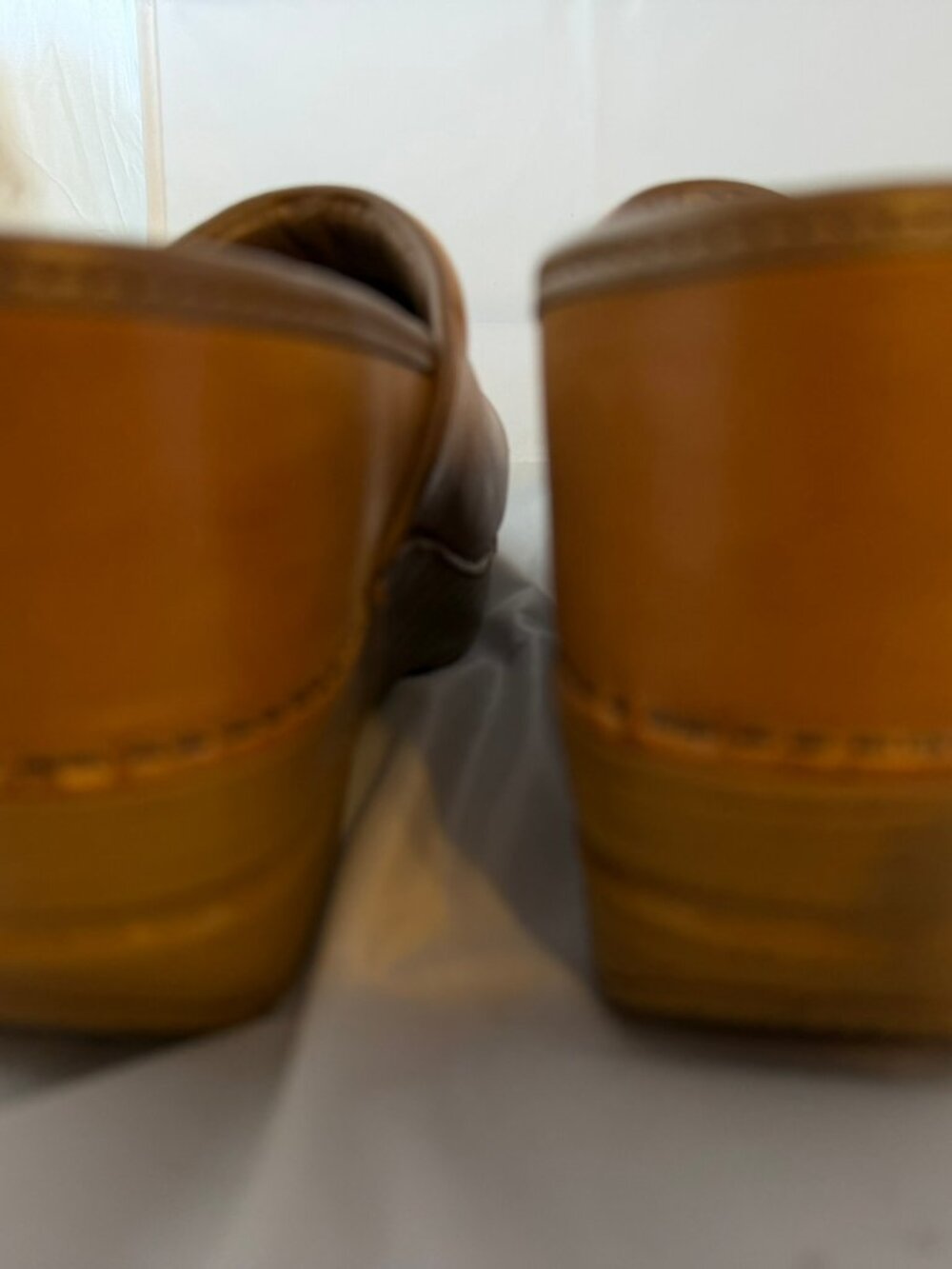 DANSKO PROFESSIONAL CLOGS HONEY DISTRESSED Leather Women Size 38 (7.5-8 US) NEW - Picture 5 of 6